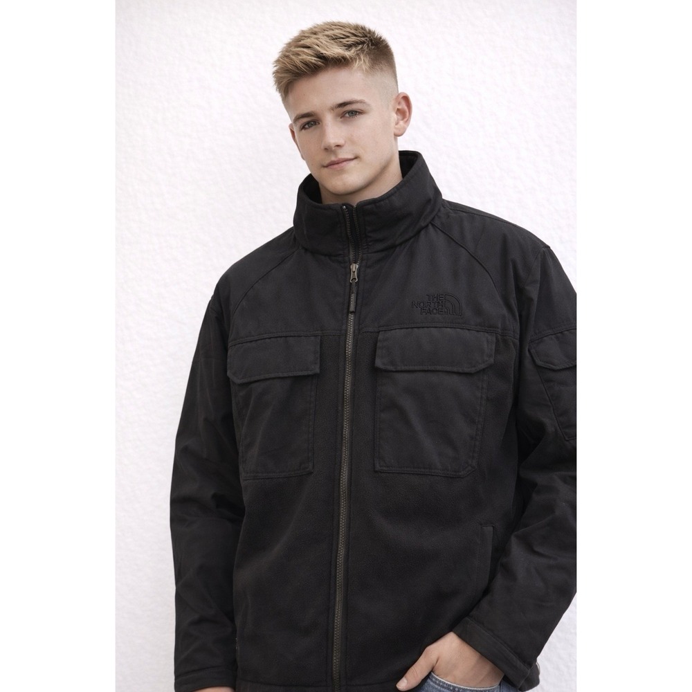 The North Face Black Sherpa Lines Jacket (XL)